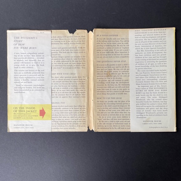 The Wonderful Story of How You Were Born by Sidonie M. Gruenberg 1953 - Picture 3 of 7